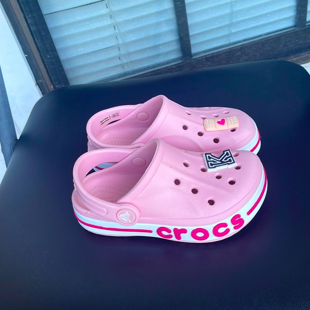Pink Crocs